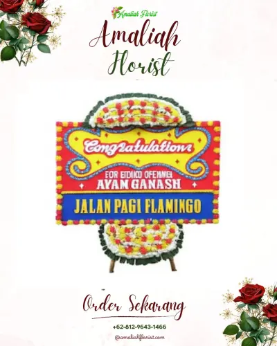 Bunga Papan Congratulation di Sekip